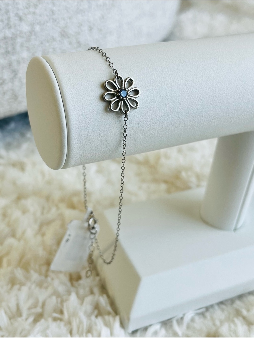 Giani Bernini Cubic Zirconia Ankle Bracelet in Sterling Silver